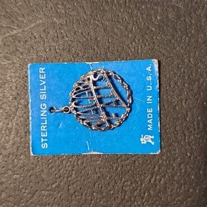 Vintage Sterling Silver Niagara Falls Bracelet Charm